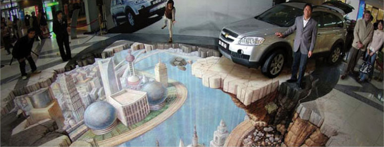 Asphalt Art РЕКЛАМНЫЕ МАТЕРИАЛЫ НОВОГО ПОКОЛЕНИЯ